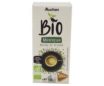 Café en cápsulas espresso México ecológico, l7, PRODUCTO ALCAMPO 10 uds 52 g.