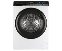 Lavadora HAIER HW90-B14939-IB capacidad de carga: 9KG, clasificación energética: A, 1400RPM, H: 85cm, A: 60cm, F: 60cm.