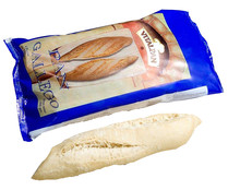 Barra de pan gallego con masa pre-cocida y congelada VITALPAN 4 x 125 g (aproximadamente).