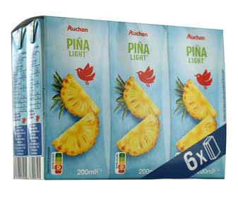 Néctar de piña light pack 6 uds x 20 cl.