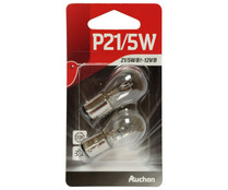 2 bombillas P21W, PRODUCTO ALCAMPO.
