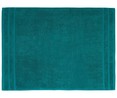 Alfombra de baño 100% algodón color verde agua, densidad de 1000g/m², 50x70 cm. ACTUEL.