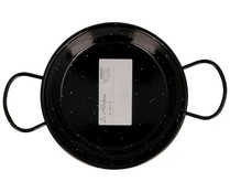 Paellera 46cm. con 2 asas fabricada en acero vitrificado, para 10-12 personas aprox. LA ALBUFERA.