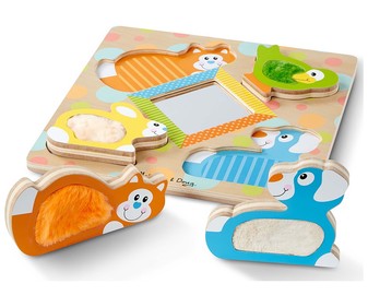 Puzzle infantil animales con texturas, Toca y siente mascotas CEFA. Puzzle infantil animales con texturas, Toca y siente mascotas CEFA.