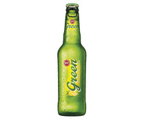 Cerveza con sabor a limón SUPER BOCK GREEN 33 cl.