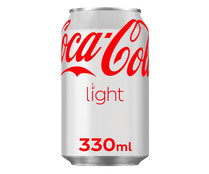 Refresco  de cola Light COCA COLA lata de 33 cl.