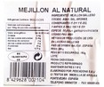 Mejillón cocido al natural PESCADONA bandeja 150 gr. 