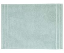 Alfombra de baño 100% algodón color azul pastel, densidad de 1000g/m², 50x70 cm. ACTUEL.