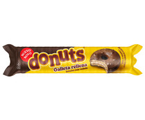 Galletas sandwich rellenas de chocolate DONUTS 140 g.