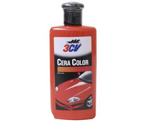Bote de 250 mililitros de cera de color rojo 3CV.