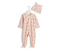Conjunto recién nacido pelele + gorro IN EXTENSO, talla 50.