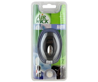 Ambientador de coche para rejilla de ventilación con aroma a Atlantida AIR WICK. Ambientador de coche para rejilla de ventilación con aroma a Atlantida AIR WICK.