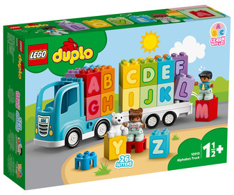 Juego de construir Camión del alfabeto con 36 piezas, LEGO Duplo 10915.