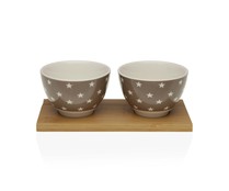 Set de 2 boles de porcelana, VERSA Soft Star.