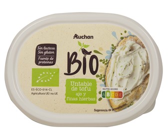 Untable ecológico de tofu y ajo a las finas hierbas ALCAMPO ECOLÓGICO 200 g. Untable ecológico de tofu y ajo a las finas hierbas ALCAMPO ECOLÓGICO 200 g.