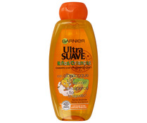 Champú ultra suave para niños, con albaricoque y flor de algodón GARNIER 400 ml.