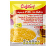 Sopa de pollo con fideos, con aceite de oliva y garantia Halal CALNORT 66 g.