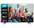 Televisión 127 cm (50") LED HISENSE 50A6BG 4K, HDR10+, SMART TV, WIFI, BLUETOOTH, TDT HD, USB reproductor, 3HDMI, 160HZ.