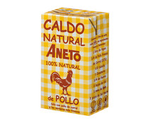Caldo natural de pollo ANETO 1 l.