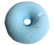 Bomba de baño con forma de rosquilla azul y aroma a birsa marina POKHARA 70 g.