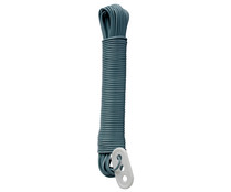 Cuerda de tender plastificada de 20 metros, color azul o blanco, ACTUEL.