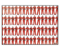Tapete escolar de la serie de televisión "La casa de papel", GRUPO ERIK. Tapete escolar de la serie de televisión "La casa de papel", GRUPO ERIK.