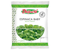 Espinaca baby DIQUESÍ bolsa 100 gr.