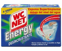 Limpiador WC en polvo energy activo WC NET 4 bolsas de 252 gr,