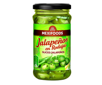 Jalapeños en rodajas MEXIFOODS 225 g. Jalapeños en rodajas MEXIFOODS 225 g.