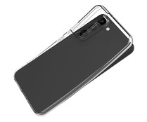 Funda compatible con Samsung Galaxy S22 5G, QILIVE, transparente. (teléfono no incluido)