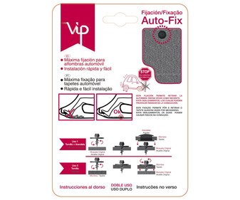 Sistema de fijación Auto-Fix para alfombrillas ERMA. Sistema de fijación Auto-Fix para alfombrillas ERMA.