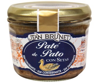 Paté de pato frasco de 180 gramos Paté de pato frasco de 180 gramos