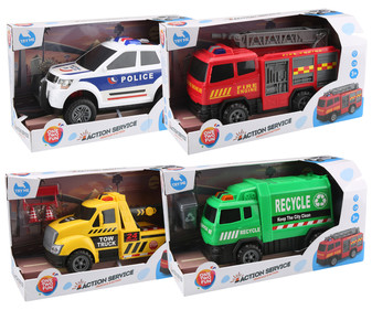 Sutido de vehículos servicio de ciudad con luces y sonidos, varios modelos, ONE TWO FUN ALCAMPO. Sutido de vehículos servicio de ciudad con luces y sonidos, varios modelos, ONE TWO FUN ALCAMPO.