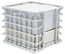 Bloc de notas 500 hojas con caja metálica color negro, PRODUCTO ALCAMPO.
