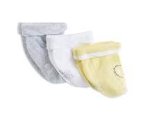 Lote de 3 pares de calcetines para recién nacido IN EXTENSO, talla 15/17.
