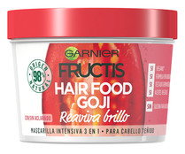 Mascarilla capilar intensiva efecto brillo, con bayas de Goji, para cabello teñido FRUCTIS Hair food de Garnier 390 ml.
