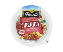 Ensalada completa Ibérica con jamón y queso curado FLORETTE 200 g.