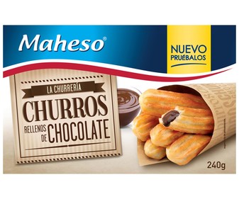 Churros rellenos de chocolate 240 gramos Churros rellenos de chocolate 240 gramos