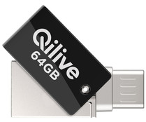 Memoria usb 64GB QILIVE, conexión 2.0.