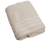 Toalla de baño 100% algodón color blanco crudo, 500g/m² de densidad, ACTUEL. Toalla de baño 100% algodón color blanco crudo, 500g/m² de densidad, ACTUEL.