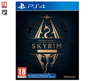 The Elder Scrolls V: Skyrim edición aniversario para Playstation 4. Género: rol, acción, RPG. PEGI: +18.