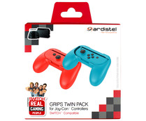 Pack de 2 Grips para Joy-Con en color rojo y azul para Nintendo Switch, ARDISTEL