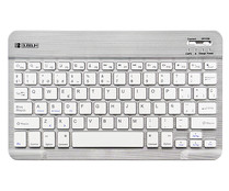 Teclado Bluetooth SUBBLIM SMART BT KEYBOARD plata, diseño Slim, batería de litio, conector Micro-USB.