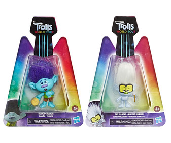 Surtido de figuras Trolls World Tour con instrumento incluid, TROLLS. Surtido de figuras Trolls World Tour con instrumento incluid, TROLLS.