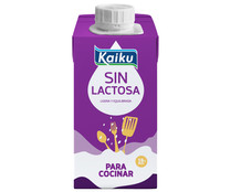 Nata líquida (15% matria grasa) para cocinar sin lactosa KAIKU Sin lactosa 200 ml.