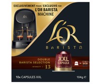 Café Double Barista Selection I 13 en cápsulas compatibles con Nespresso L'OR BARISTA 10 uds. (20 tazas)
