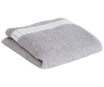 Paño de cocina 100% algodón con cenefa jacquard, 380g/m², 50x50cm. ACTUEL.