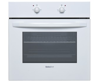 Horno convencional SELECLINE 6620102 400044 blanco, capacidad: 61 Litros, A, mandos mecánicos,A: 59,5cm,H: 57,5cm,F: 57,5cm. Horno convencional SELECLINE 6620102 400044 blanco, capacidad: 61 Litros, A, mandos mecánicos,A: 59,5cm,H: 57,5cm,F: 57,5cm.