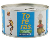 Banderillas no picantes en aceite de oliva KIMBO TORERAS lata de 330 grs