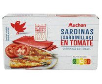 Sardinillas en tomate PRODUCTO ALCAMPO lata 65 g.